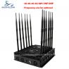 Indoor 2.4G 5.8G Bluetooth WiFi Signal Jammer 12 Antennas 80w DCS PCS for sale