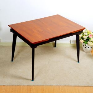 China 170cm Length Extendable Mahogany Convertible Dining Table 75cm Height on sale