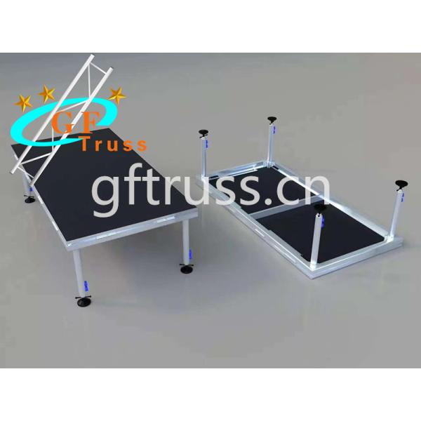 4ft*4ft 6061-T6 Aluminum Stage Platform Height Adjustable