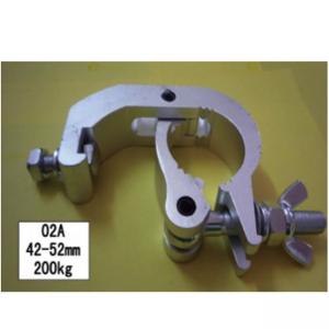 China 42 - 52mm Diameter Truss Pro Burger Half Clamp Durable Stage Lighting Parts on sale