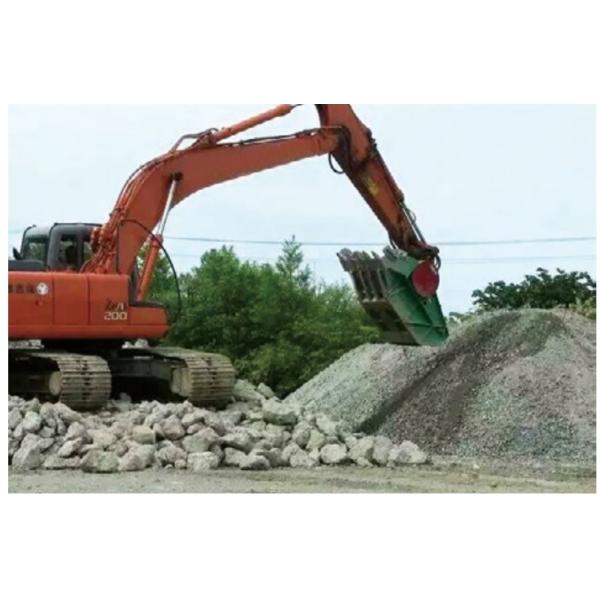 10-50ton Durable JCB Excavator Crushing Bucket For Rock Cushing