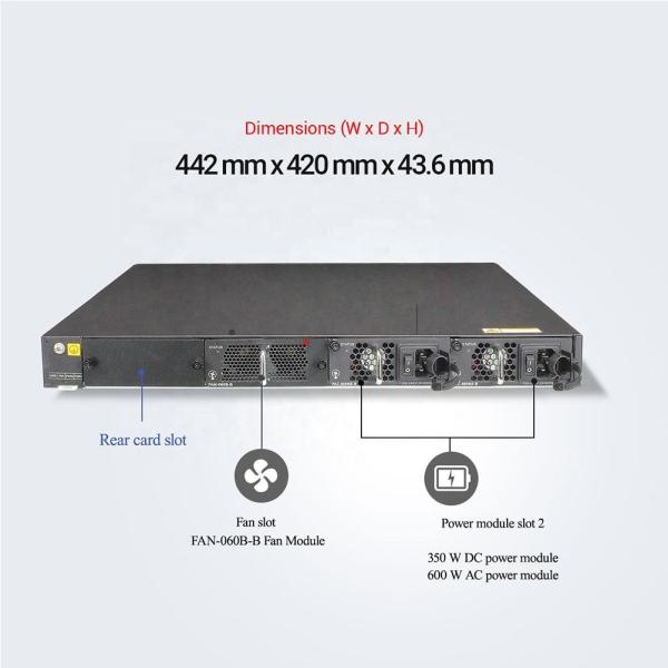 48 Port Ethernet Multigigabit Switch S6720-54C-EI-48S-DC The Ultimate B2B Networking Tool with POE Functionality