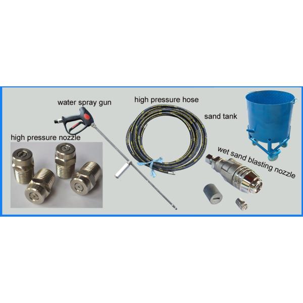 Diesel 500bar High Pressure Wet Sand Blasting Machine 22l/Min Water Flow