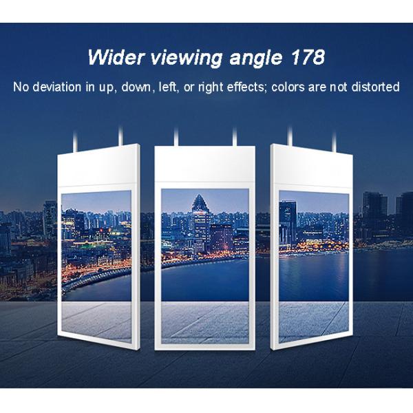 Indoor 65 Inch High Brightness 3000nits LCD Monitor Android Digital Advertising Display Screen for Shop Window