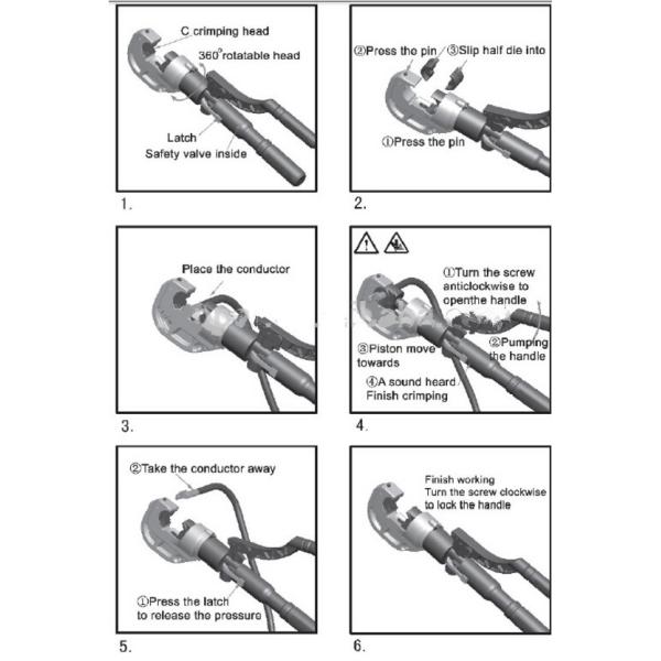 Manual Hydraulic Crimping Tools Crimping Plier