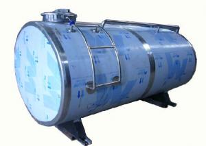 China Stainless Steel Milk Cooling Tank , Milk Chiller With Refrigeration System on sale