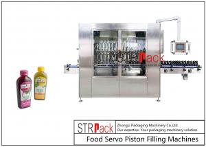 Buy cheap Fully Automated 1-5L Fruit and Vegetable Juice Bottles Piston Filling Machine With Volumetric Piston Filler product