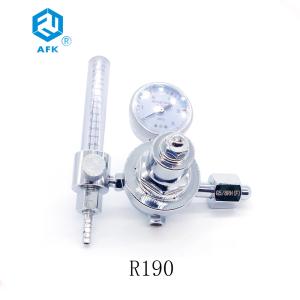Buy cheap Adjustable Pressure Regulator With Flowmeter , Industrial Inline Pressure Valve product