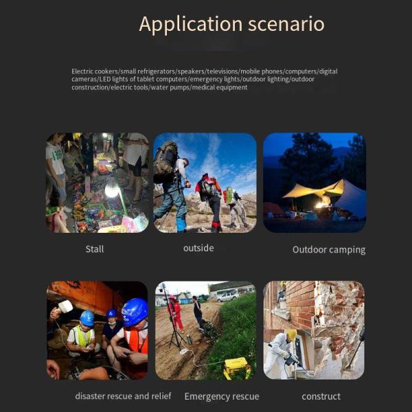 Home Portable Lithium Battery Fast Charging Portable Outdoor Power Station