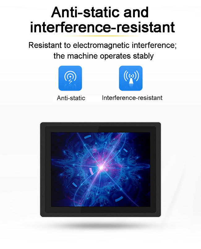 Custom Logo Embedded All-in-One Fanless PLC Industrial Control Computer Vehicle Touch Screen Panel PC with Embedded Logo