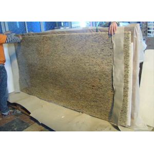 Natural Stone Granite Countertops , Giallo Santa Cecilia Custom Granite