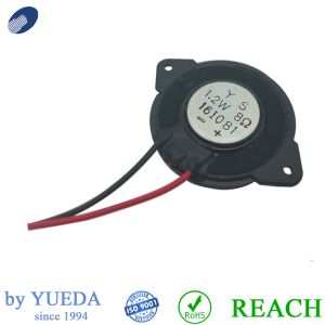Black Round Box Speaker Precision Device 2W 8ohm 32mm Lightweight