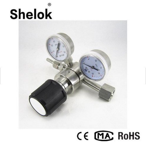 High pressure two stage 316SS Back regulating valve regulator valve