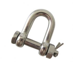 Buy cheap Polished Finish OEM 304 316 Stainless Steel Us Bolt Type Chain Shackle D Shackle product