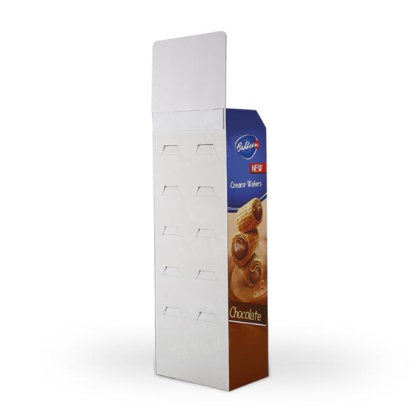cardboard pop up display stands 4 layers small cardboard displays biscuit chocolate cardboard floor display racks