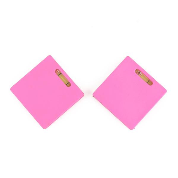 Wintape Cute Little Keychain Square Plastic Tape Measure Portable With Level Site Measurement Promotional Gift Product