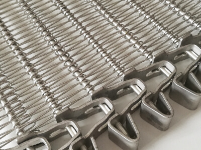 Flexible Rod Conveyor Belts For Turn Curve Transfer 50KG 100KG Load Bearing