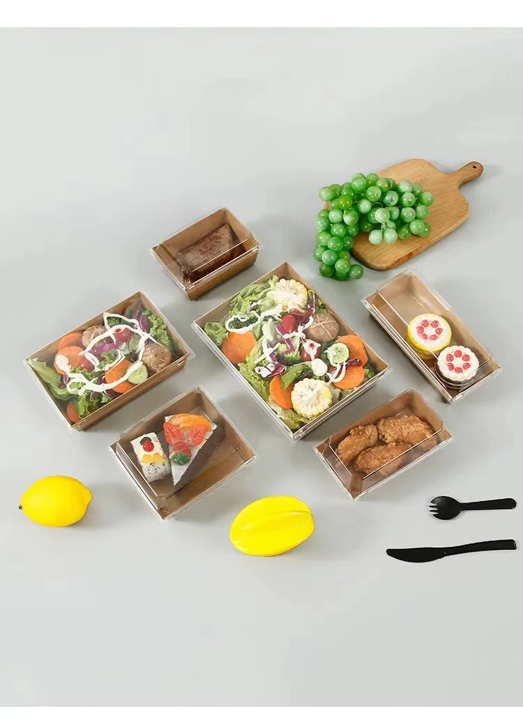 28oz To 74oz Food Container Paper Box Pastry Sushi To Go Box