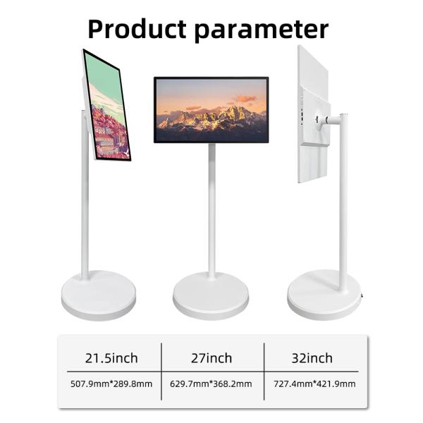 21.5 Inch Battery-Power Portable Mobile Display Android12 Tablet Tv In-Cell Touch Screen Gym Gaming Live Room Smart Tv