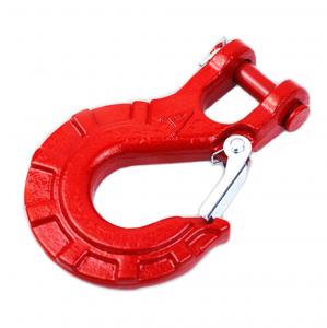 China G80 Forged Super Alloy Steel Tow Hook Clevis Sling Shackle with Cast Latch on sale