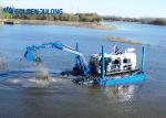 JLAME450 Amphibious Multipurpose Dredger With Crawler With Flexible Movement And