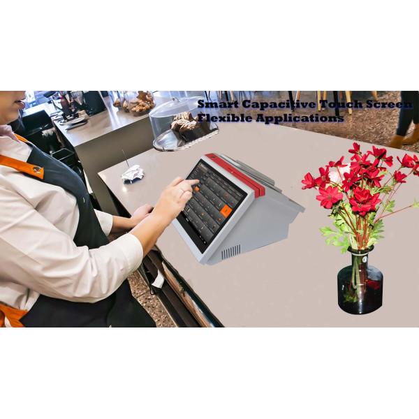 14 Inch Full HD Android/Win POS Device with 80mm Built-in Thermal Printer and Customer/2nd Display