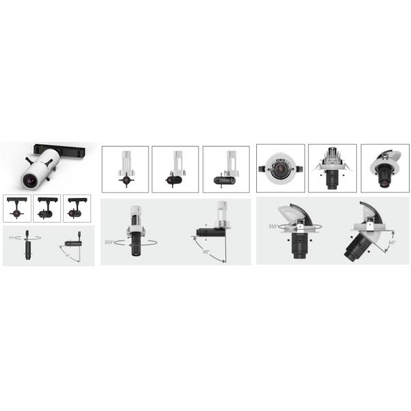 10W 28W LED Shapeable Track Spot Light With Magnetic Contour For Art Museum Gallery Exhibition