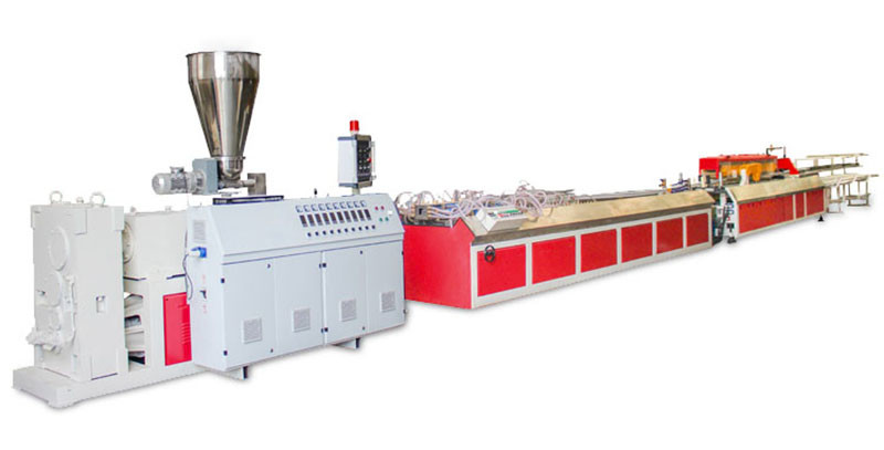 150 - 320Kg/H PVC Profile Extrusion Line Electric Cable Trunking Extruder Machine
