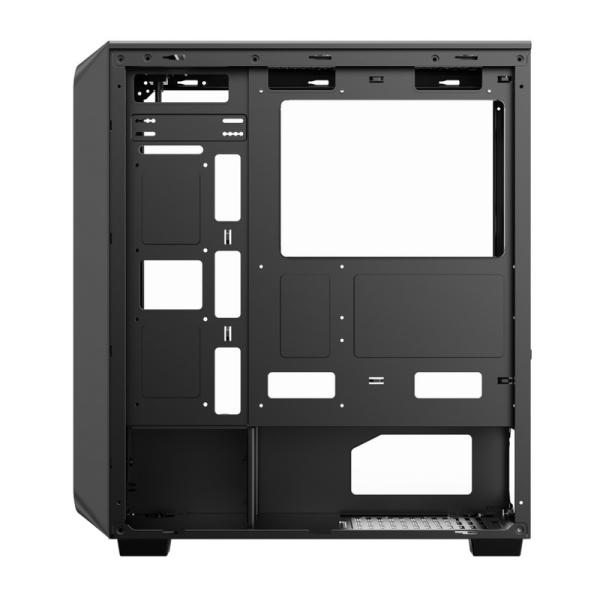 Micro ATX /ATX/ITX CASE Dazzle ARGB Effect Front Panel Bottom Mount Power Supply Available in Black and White