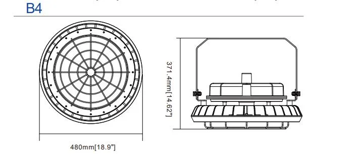 Atex Certified Explosion Proof Light IP66 Ik10 For Gas Station Oil Industry Chemical Plant Zone 1 Zone 2 LNG