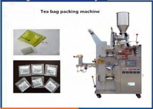 Buy cheap 3 / 4 Sides Seal Automatic Tea Bag Packing Machine With PLC Control System product