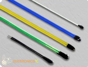 Buy cheap Silver Plated Telfon Insulated Epoxy Coated Thermistors For Car Seat Heating Rearview Mirror and Steering Wheel Heating product