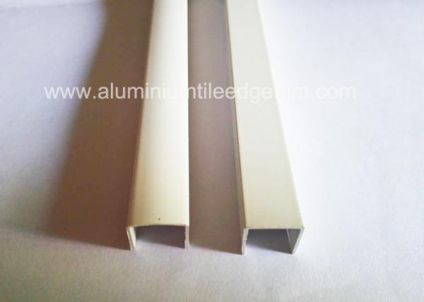 powder coating white aluminium U shaped Bar