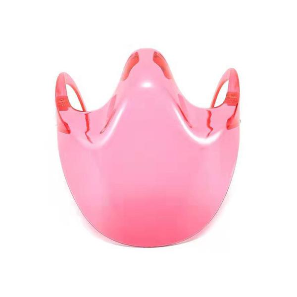 Light Plastic Transparent Adults Half Face Shield Visor