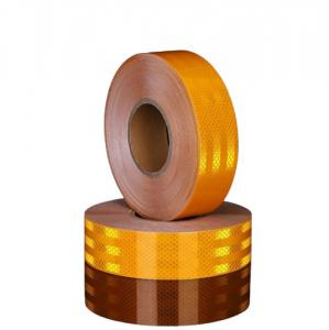 China Orange White Red Reflective Traffic Tape BOPP Temporary Road Marking Tape on sale