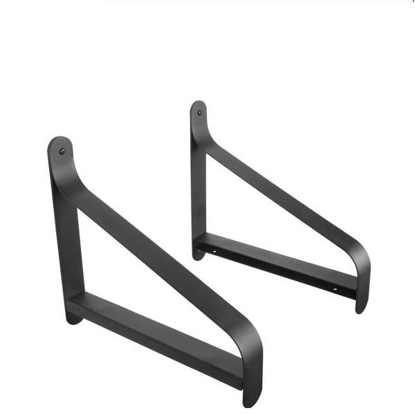 Handcrafted Forged Lip Up Shelf Brackets Zinc Metal Bracket Hooks