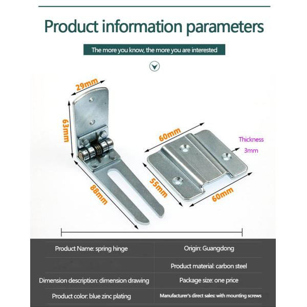 Carbon Steel Hydraulic Cabinet Door Hinges Automatic Rebound