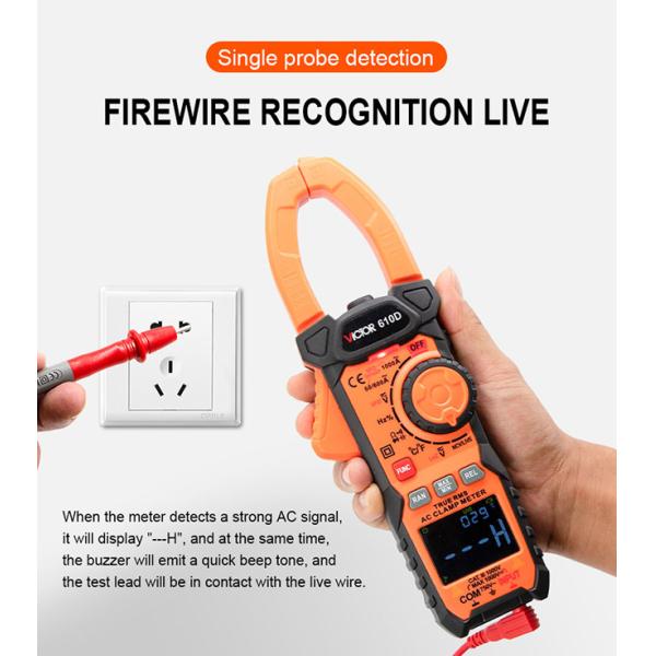 1000V 1000A AC Digital Clamp Multimeter True RMS VFD Multimeter