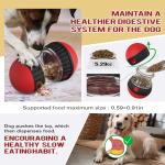 Premium Interactive Slow Feeder Dog Toy - Rotating Super Ball