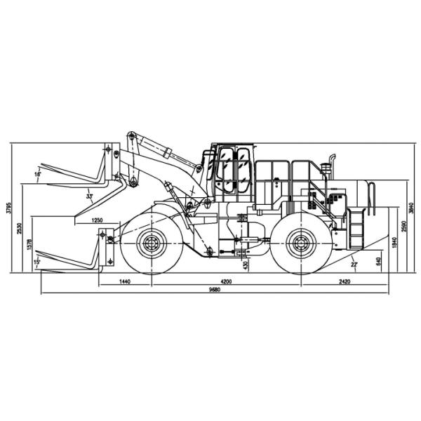 28t Block Forklift