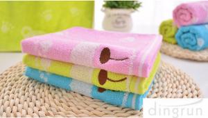 Buy cheap Premium Soft 100% Cotton Face Wash Towel / Hand And Face Towels product
