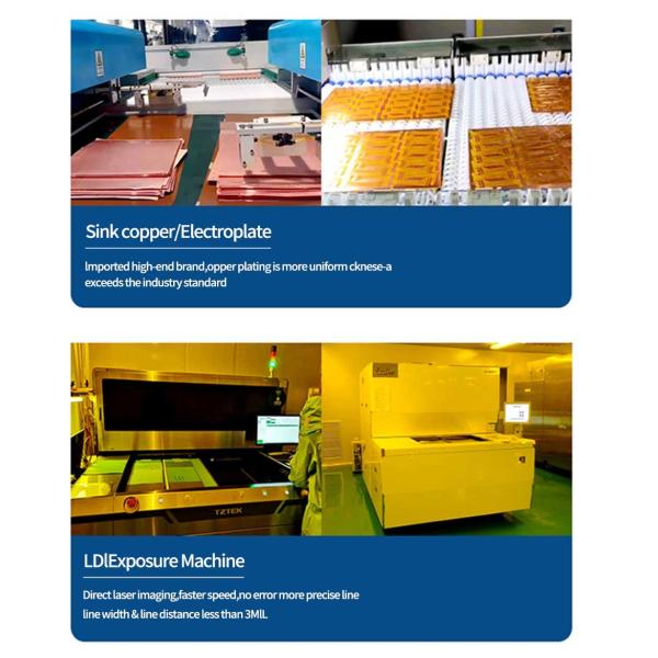 High-precision connecting wire board FPC gold finger FPC Electronic cicuit board Custom Automobile Wiring FPC New Energy Vehicle Circuit Board FPC