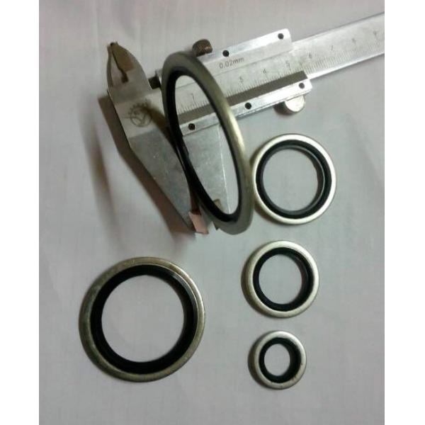 Industrial Rubber Sheet and Dowty Seal with Bonded BSP Seal in Black Color for Industrial Grade Applications