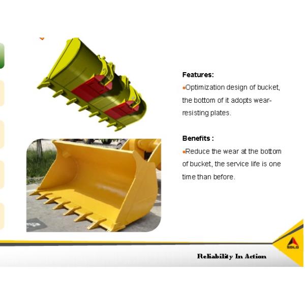 China top brand front end wheel loader SDLG L956F 5T FOR MINING AND COAL