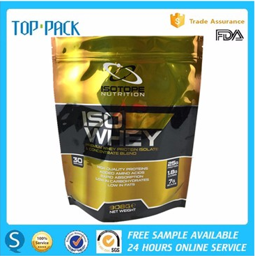 Foil Laminated Laser Custom Hologram Custom Stand Up Pouch Mylar Zipper Bag