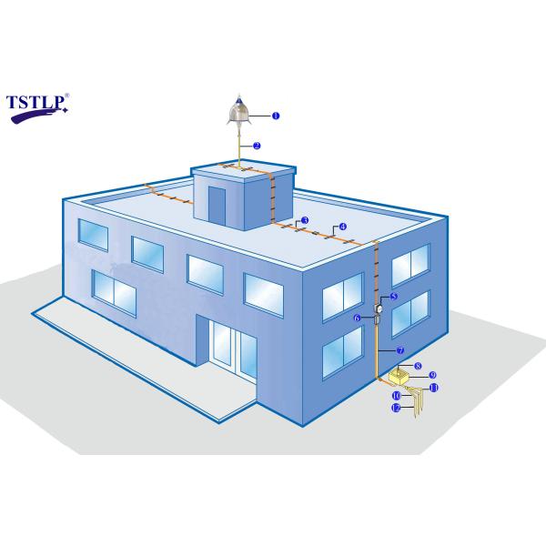 CE Certified Ese Lightning Conductor / Early Streamer Emission Lightning Conductor