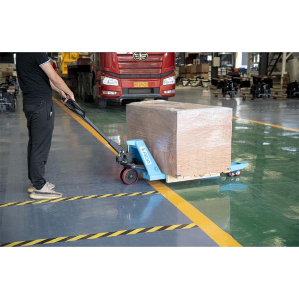 Handing Manual Hand Pallet Truck Jack 2000kg 550mm Fork Width pallet jack 3000kg