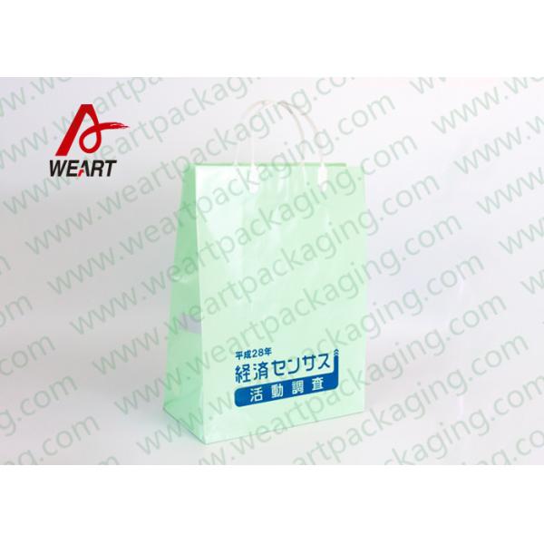 Customized Art Paper Bag With Plastic Handles LOGO Printing For Storage
