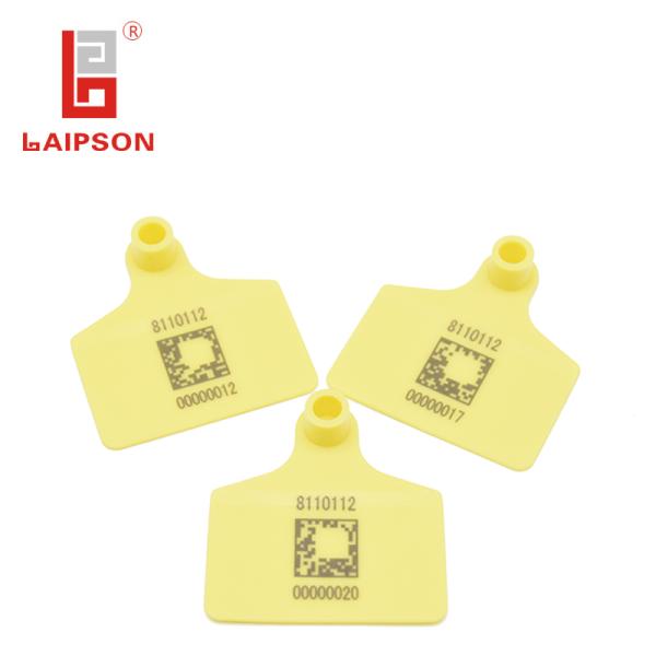 62mm Medium Tpu Cow Cattle Ear Tags For Animal Husbandry Management