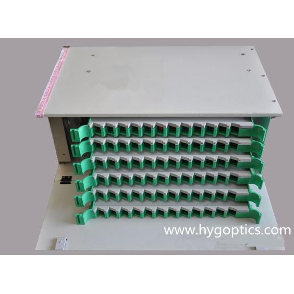 24 Core Fiber Carbon 2U Odf Optical Distribution Frame